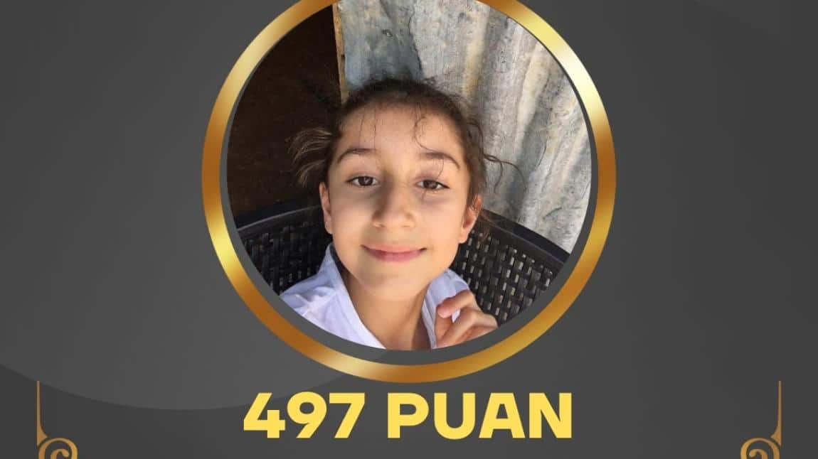 OKULUMUZDA 2025 PARASIZ YATILILIK ve BURSLULUK SINAVINDA TÜRKİYE DERECESİ